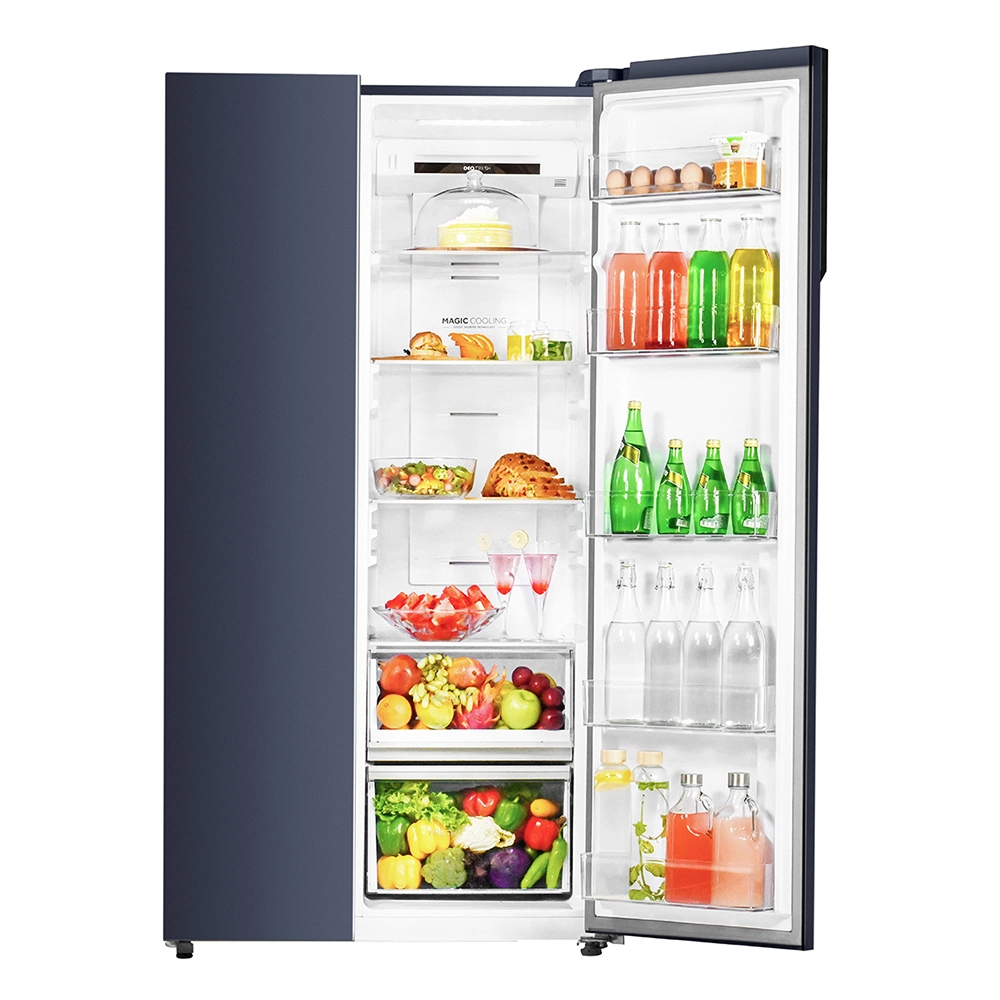 Haier Wifi enabled 602 L smart convertible  Double Door Side By Side Refrigerator, Expert Inverter Technology , HRS-682GKU1